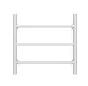 Полотенцесушитель водяной Deffi Орион П3 500х500 нижнее подключение белый C.OR.50.50.3.W.A