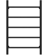 Полотенцесушитель водяной Deffi Орион П5 500х800 боковое правое подключение черный C.OR.80.50.5.B.C