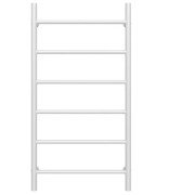 Полотенцесушитель водяной Deffi Орион П6 500х1000 боковое левое подключение белый C.OR.100.50.6.W.B