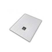 Душовий піддон Hatria Petra H3 100x20 см з сифоном фаянс білий PA12008000100