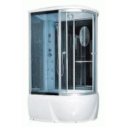 Гидромассажный бокс Miracle 120х85 см профиль сатин/стекло серое F76-3W L/Rz+ new КПУ