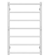 Сушка для рушника водяна Deffi Ladder П7 500х800 нижнє підключення білий C.LK.80.50.7.W.A