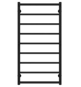 Полотенцесушитель водяной Deffi Ladder П9 500х1000 нижнее подключение черный C.LK.100.50.9.B.A