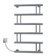 Електрична сушарка для рушників Deffi Змійка Люкс 500х800 ліве підключення хром C.ZL.80.50.E.C.L.5