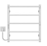 Електрична сушарка для рушників Deffi Ladder П5 500х600 ліве підключення WD03 білий C.LK.60.50.5.E.W.L.3