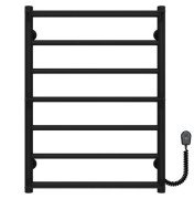 Електрична сушарка для рушників Deffi Ladder П7 500х700 праве підключення чорний C.LK.70.50.7.E.B.L.5