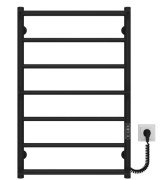 Электрический полотенцесушитель Deffi Ladder П7 500х800 правое подключение JD03 черный C.LK.80.50.7.E.B.R.1