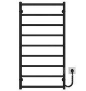 Электрический полотенцесушитель Deffi Ladder П9 500х1000 правое подключение JD03 черный C.LK.100.50.9.E.B.R.1