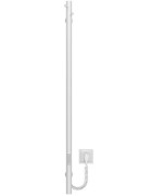Электрический полотенцесушитель Deffi Chloe 30x1100 WD03 нержавеющая сталь белый C.MK.110.30.E.W.U.3