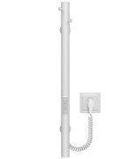 Електрична сушарка для рушників Deffi Chloe 30x600 нержавіюча сталь білий C.MK.60.30.E.W.1