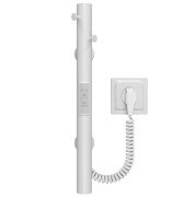 Електрична сушарка для рушників Deffi Chloe 30x500 нержавіюча сталь білий C.MK.50.30.E.W.1