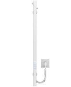 Электрический полотенцесушитель Deffi Holly 30x800 WD04 нержавеющая сталь белый C.MB.80.30.E.W.U.4