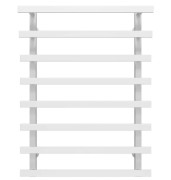 Сушка для рушників водяна Deffi Breeze П8 400x800 нижнє підключення білий A.BZ.80.40.8.W.A