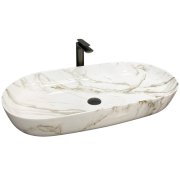 Раковина для ванной VBI Andria 80,5x41 см керамика мрамор VBI-011702