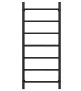 Полотенцесушитель водяной Deffi Орион П7 500х1200 нижнее подключение черный C.OR.120.50.7.B.A