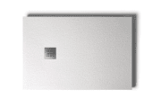 Душовий піддон Hatria Petra H3 Natural 140x80 см з сифоном кераміка білий PN14008000100