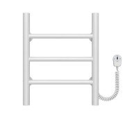 Електрична сушарка для рушників Deffi Оріон П3 200х400 правильне підключення білий C.OR.40.20.3.E.W.R.5