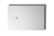 Душовий піддон Hatria Petra H3 Natural 140x80 см з сифоном кераміка білий PN1400800011T