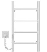 Електрична сушарка для рушників Deffi Оріон П4 200х600 ліве підключення WD03 білий C.OR.60.20.4.E.W.L.3