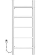 Електрична сушарка для рушників Deffi Оріон П5 200х800 ліве підключення білий C.OR.80.20.5.E.W.L.5