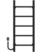 Електрична сушарка для рушників Deffi Оріон П5 200х800 ліве підключення чорний C.OR.80.20.5.E.B.L.5