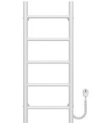 Електрична сушарка для рушників Deffi Оріон П5 200х800 праве підключення білий C.OR.80.20.5.E.W.R.5