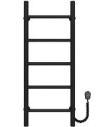 Електрична сушарка для рушників Deffi Оріон П5 200х800 праве підключення чорний C.OR.80.20.5.E.B.R.5