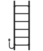 Електрична сушарка для рушників Deffi Оріон П6 200х1000 ліве підключення чорний C.OR.100.20.6.E.B.L.5