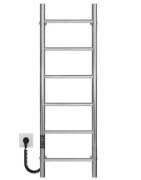 Електрична сушарка для рушників Deffi Оріон П6 200х1000 ліве підключення JD03 хром C.OR.100.20.6.E.C.L.1