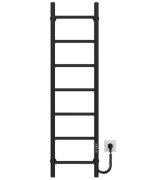 Електрична сушарка для рушників Deffi Оріон П7 200х1200 праве підключення JD03 чорний C.OR.120.20.7.E.B.R.1