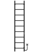 Електрична сушарка для рушників Deffi Оріон П9 200х1600 праве підключення JD03 чорний C.OR.160.20.9.E.B.R.1