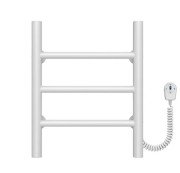 Електрична сушарка для рушників Deffi Оріон П3 300х400 праве підключення білий C.OR.40.30.3.E.W.R.5