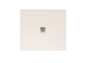 Душовий піддон Hatria Petra H3 Levigato 80x80 см з сифоном кераміка айворі PL0800800121T
