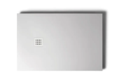 Душовий піддон Hatria Petra H3 Levigato 90x80 см з сифоном кераміка білий PL0900800011T