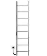 Електрична сушарка для рушників Deffi Орион П8 200х1400 левое подключение JD03 хром C.OR.140.20.8.E.C.L.1