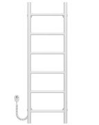 Електрична сушарка для рушників Deffi Оріон П6 300х1000 ліве підключення білий C.OR.100.30.6.E.W.L.5