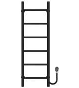 Електрична сушарка для рушників Deffi Оріон П6 300х1000 праве підключення чорний C.OR.100.30.6.E.B.R.5