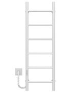 Електрична сушарка для рушників Deffi Оріон П6 300х1000 ліве підключення WD03 білий C.OR.100.30.6.E.W.L.3