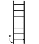 Електрична сушарка для рушників Deffi Оріон П7 300х1200 ліве підключення чорний C.OR.120.30.7.E.B.L.5