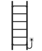 Електрична сушарка для рушників Deffi Оріон П6 300х1000 праве підключення JD03 чорний C.OR.100.30.6.E.B.R.1