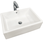 Раковина для ванної кімнати VBI CASTELLO 51x35,5 см кераміка білий VBI-012901