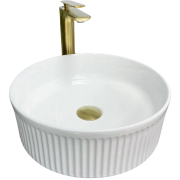 Раковина для ванної кімнати VBI BRINDISI 37,5x37,5 см кераміка білий VBI-014100