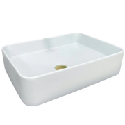 Раковина для ванної кімнати VBI ATRANI 50,5x38 см кераміка димчатий синій VBI-013602