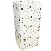 Раковина для ванной VBI LUKKA  40x40 см керамика терраццо глянцевый VBI-019009