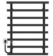 Електрична сушарка для рушників Deffi Breeze П8 500x800 ліве підключення JD04 чорний A.BZ.80.50.8.E.B.L.2