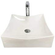 Раковина для ванной VBI VIAREGGIO 40x40 см керамика белый VBI-016200