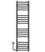 Електрична сушарка для рушників Deffi Lima П20 300х1300 ліве підключення JD04 чорний A.LI.130.30.20.E.B.L.2