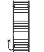 Електрична сушарка для рушників Deffi Lima П15 400х1000 ліве підключення JD04 чорний A.LI.100.40.15.E.B.L.2