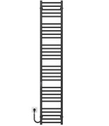 Електрична сушарка для рушників Deffi Lima П30 400х1800 ліве підключення JD04 чорний A.LI.180.40.30.E.B.L.2