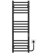 Електрична сушарка для рушників Deffi Lima П15 400х1000 праве підключення JD04 чорний A.LI.100.40.15.E.B.R.2